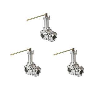 Válvula de Globo de Vacío de Funcionamiento Estable DN20, Válvula de Globo de Vástago Corto para Líquido Criogénico de Hidrógeno LH2 para Semiconductores - Product Image 1