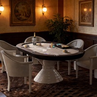 Hochwertiger Luxus-Pokertisch mit Glasplatte Langlebig & Umweltfreundlich Anpassbar für Casino-Unterhaltung zu Hause