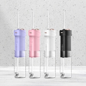 Modèle populaire Mini <span class=keywords><strong>Jet</strong></span> d'eau <span class=keywords><strong>dentaire</strong></span> <span class=keywords><strong>de</strong></span> <span class=keywords><strong>voyage</strong></span>, 9 niveaux <span class=keywords><strong>de</strong></span> pression, rechargeable par USB, fonction UV, pour cadeaux d'affaires et usage familial - Product Image 4