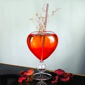 Copa mezcladora de bebidas para club nocturno, vaso de vino de cóctel de <span class=keywords><strong>margarita</strong></span> con forma de corazón, único y creativo - Product Image 4