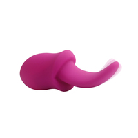 Angenehmer Zungenstimulator aus Silikon, wiederaufladbar, IPX6 wasserdicht, 10 Vibrationsfunktionen, geräuscharm, für Erwachsene, persönlicher Massager für