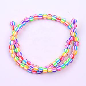 Cuentas Redondas <span class=keywords><strong>de</strong></span> Arcilla Polimérica <span class=keywords><strong>de</strong></span> 7 mm al por Mayor <span class=keywords><strong>de</strong></span> Xinyi, Cuentas Coloridas <span class=keywords><strong>de</strong></span> <span class=keywords><strong>Playa</strong></span> <span class=keywords><strong>de</strong></span> Verano, Cuentas Sueltas en Hilo para Hacer Joyería - Product Image 3