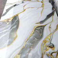 Panneau mural moderne flexible en PVC imperméable et ignifuge pour revêtement de salle de bain avec isolation antistatique et thermique
