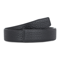 Ceintures en cuir personnalisées de marque tendance avec logo de couleur unie de style unique pour hommes