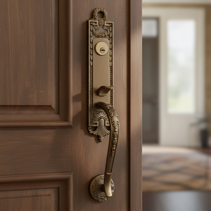 Serrure <span class=keywords><strong>de</strong></span> <span class=keywords><strong>porte</strong></span> à mortaise en alliage <span class=keywords><strong>de</strong></span> zinc, haute sécurité, anti-effraction, facile à installer, pour <span class=keywords><strong>porte</strong></span> d'entrée - Product Image 1