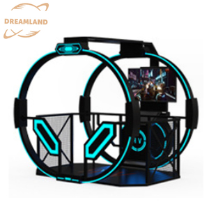 Estación de <span class=keywords><strong>Juegos</strong></span> de Realidad Virtual Dreamland 9D, <span class=keywords><strong>Juegos</strong></span> de Arcade de Disparos de Realidad Virtual, Plataforma de Espacio de Movimiento VR para Gafas <span class=keywords><strong>HTC</strong></span> Cosmos - Product Image 1
