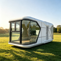 Venta Directa de Fábrica: Casa Contenedor Modular Prefabricada Tipo Cápsula Espacial para Hoteles, Villas y Uso Residencial Pequeño en Exteriores