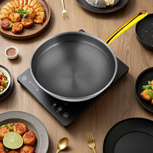 Sartén Antiadherente <span class=keywords><strong>de</strong></span> <span class=keywords><strong>Titanio</strong></span> Puro Personalizada, Sin Recubrimiento, Diseño Moderno, Sartén para Saltear para Cocina, Cocina <span class=keywords><strong>de</strong></span> Inducción, Estufa <span class=keywords><strong>de</strong></span> Gas - Product Image 5