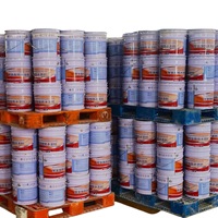 Peinture étanche en polyuréthane à l'huile anti-infiltration pour réservoir d'eau de tour d'eau piscine fontaine de bain piscine