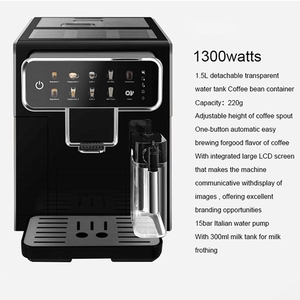 Home and Office Smart <b>Fully</b> <b>Automatic</b> <b>Coffee</b> <b>Machine</b> Large LCD Screen Espresso Maker Home and Office Smart <b>Fully</b> <b>Automatic</b> Coffe - Product Image 3