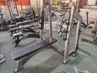 Banc plat multifonctionnel pour usage commercial - Machine d'entraînement de force et d'exercices abdominaux réglable Ydyfit NM0059