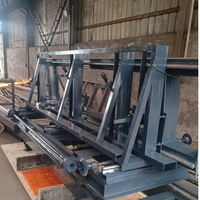 Scie à table coulissante professionnelle de 500 mm de diamètre et 5 m de long pour la découpe de panneaux et de planches en bois