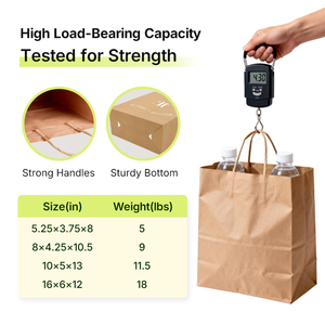 Factory custom print kraft <b>paper</b> bag sandwich <b>wrapping</b> <b>paper</b> High Quality <b>paper</b> bag packaging brown kraft gift bags Low MOQ OEM - Product Image 4