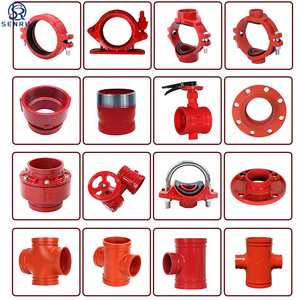 Système de protection incendie, raccord flexible réducteur rainuré, raccords de tuyauterie en fonte ductile - Product Image 2