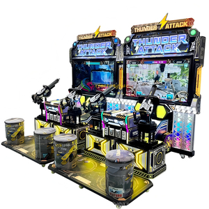 Nouvelle machine de jeu vidéo de tir à deux joueurs avec écran de 55 pouces, fonctionnant à la monnaie, en métal et acrylique, pour parcs d'attractions - Modèle 2025 - Product Image 6