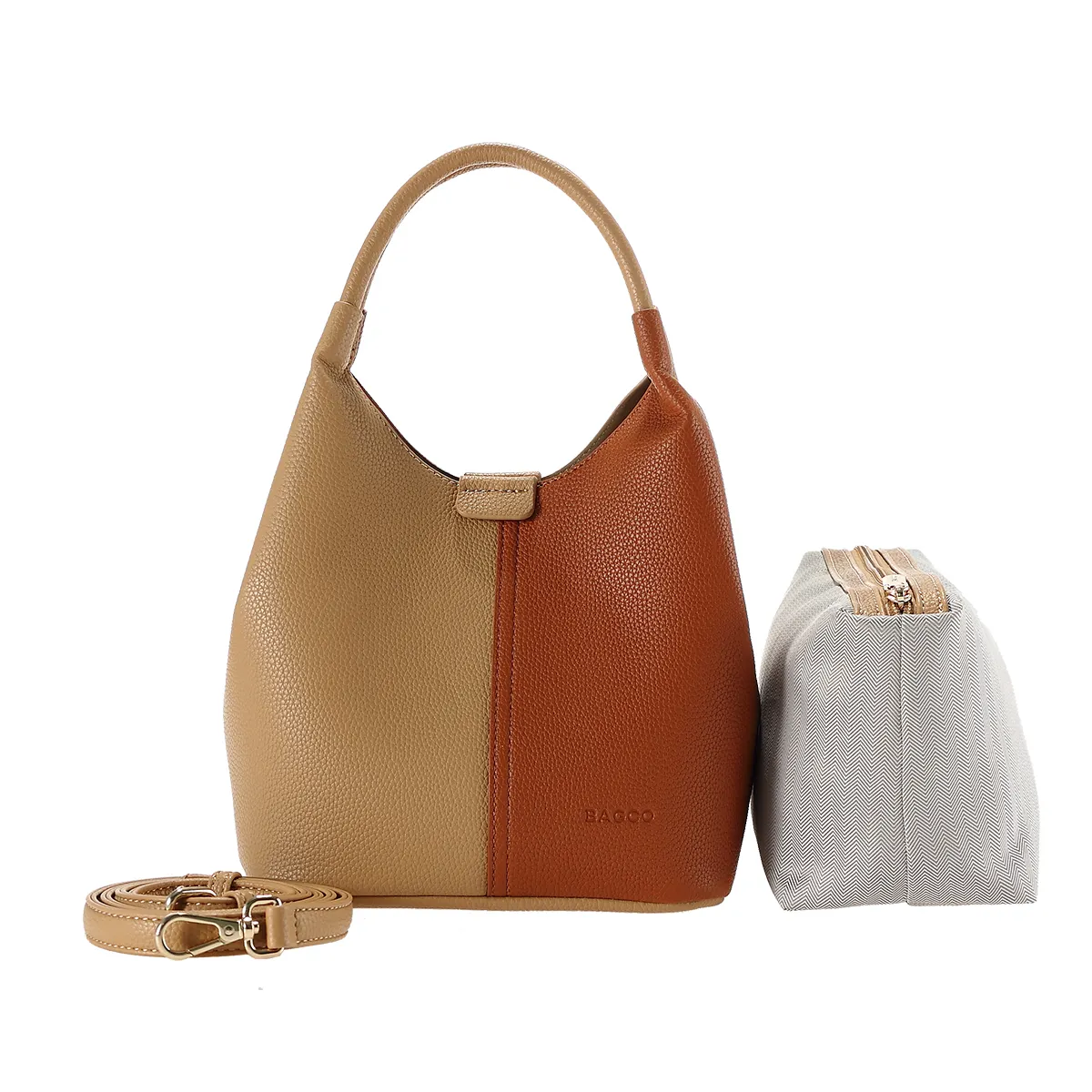 ODM OEM NEW Arrival custom BAGCO Pu Leather women handbags new fashion 2023 trending