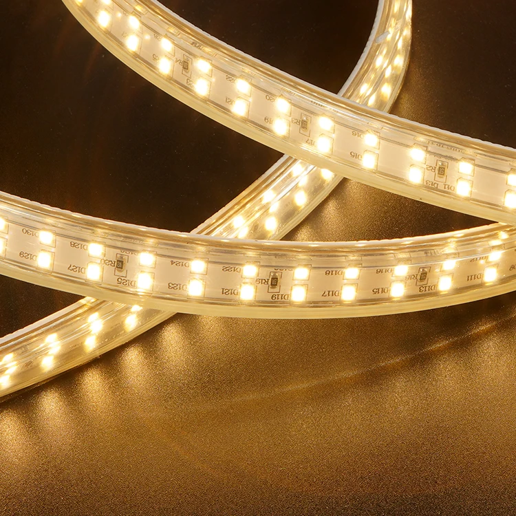 Professional Factory IP65 Outdoor Rohs Certified AC 220v 2700-6500k 120D SMD2835 Led Strip Light Led Rope Lamp · image 3