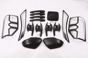 Kit de Adhesivos Decorativos para el Exterior del Vehículo, Color Negro Mate ABS, para Triton L200 2019 2020, Marca WZXD - Product Image 2