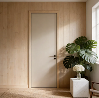 Portes intérieures en bois de luxe haut de gamme pour projets d'ingénierie hôtelière et d'appartements de luxe