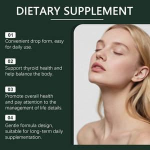 Gouttes liquides de soutien thyroïdien OEM avec sélénium, zinc, iode, L-tyrosine <span class=keywords><strong>et</strong></span> Ashwagandha pour le bien-être métabolique <span class=keywords><strong>et</strong></span> l'énergie - Product Image 3