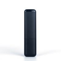 Télécommande universelle intelligente noire pour téléviseur avec commande vocale pour Netflix/YouTube/Prime/Hulu, raccourcis, apprentissage IR pour téléviseurs LED