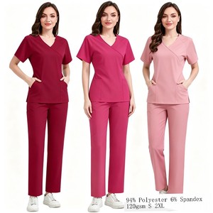 42186, Blouse médicale unisexe à nouer dans le dos, Uniforme clinique en gros, Uniforme hospitalier lavande, Uniforme hospitalier Ripstop - Product Image 1