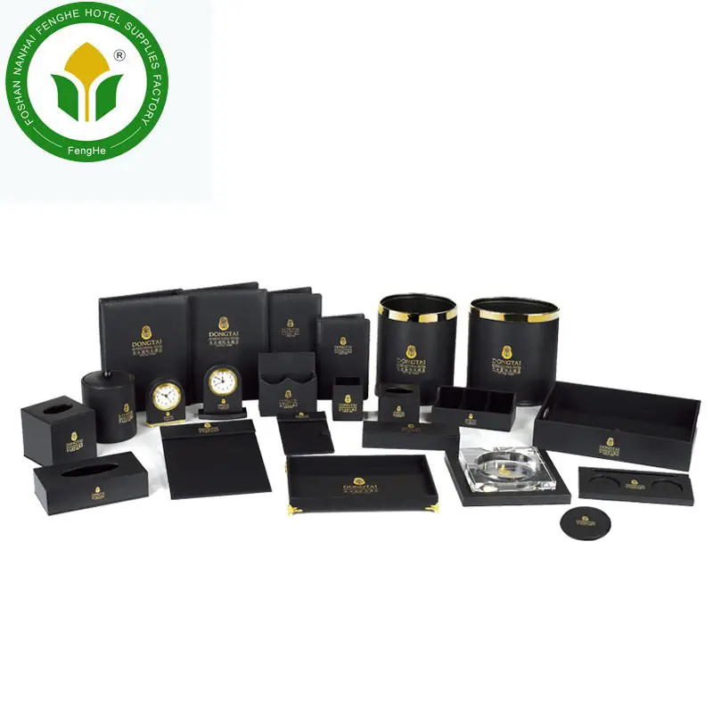 Restaurant hotel supplies hotel black leather amenities leather accessories