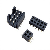 Connecteur femelle double rangée SRCO, série complète 0.8/1.0/1.27/2.0/2.54, insertion latérale double face SMT, prise droite pour