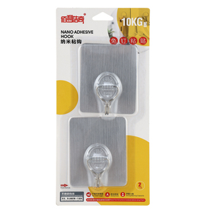 Perchas de gancho de pared multifuncionales autoadhesivas personalizadas, doble para el Hogar, baño, puerta de succión autoadhesiva, soporte para macetas - Product Image 3