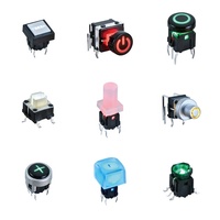 Ventes d'usine - Interrupteur tactile SMD RGB 7x7 - Interrupteur à bouton poussoir éclairé par LED - Interrupteur tactile LED RGB