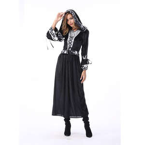 เครื่องแต่งกายคอสเพลย์แม่มดฮาโลวีนเครื่องแต่งกายแวมไพร์ผู้เก็บเกี่ยวโครง<span class=keywords><strong>ก</strong></span>ระดู<span class=keywords><strong>ก</strong></span><span class=keywords><strong>ชาย</strong></span>และหญิง - Product Image 4