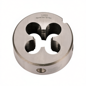 Ttake Hss Round Die Ta1701 Fine Pitch Mf Din En 22568 Tolerance 6g Straight Taper Masc - Product Image 2
