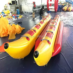 Barco de banana inflável, alta qualidade, voar, banana, peixe, tubo para o verão, esportes aquáticos