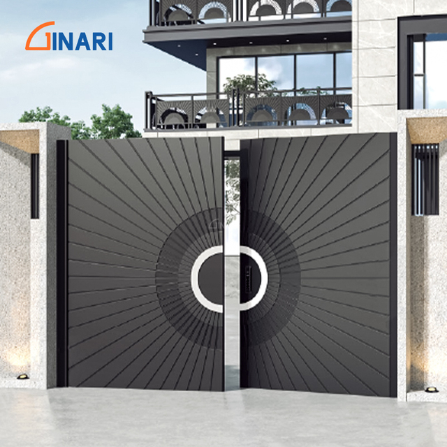 Industrial Electric Swing Gate System Turnstile Automation Heavy Duty Aluminum Alloy 6 Feet Eco-friendly Weather Resistant