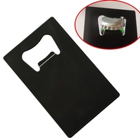 Ouvre-bouteille créatif HXY en acier inoxydable écologique pour sublimation, format carte de crédit, ouvre-bière pour cadeau DIY
