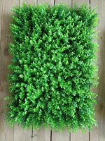 Panneau mural végétal artificiel anti-UV 40*60 cm pour aménagement paysager, clôture grillagée, mur de fleurs, panneau mural suspendu