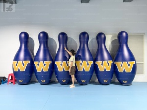 Pin de Bolos Inflable Gigante de 2.5m con Logotipo Personalizado, Globo Promocional Deportivo para Clubes/Marcas, Exhibición de Eventos - Product Image 6