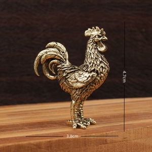 Pequeña Escultura de Animales de Aleación Metálica, Animales de Dibujos Animados Decorativos, <span class=keywords><strong>Estatua</strong></span> de Bronce Plateada Vintage Personalizada - Product Image 5