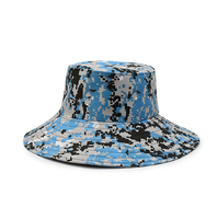 Ljlyt186 — chapeau de pêcheur pour hommes et femmes, décontracté, en filet à bord rond, respirant, Camouflage, bonnet