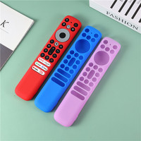 Cubierta de control remoto de silicona anticaída TCL RC902VFMR1, color luminoso con diseño engrosado ahuecado, aprendizaje de código fijo