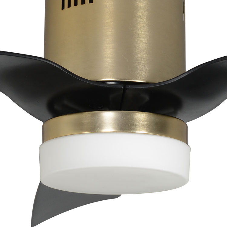 52inch Luxury Europe style ceiling fan for home decorative DC ceiling fan with LED light