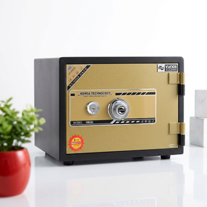 Yunos <b>Safe</b> YNS-35C <b>safe</b> with mechanical key <b>lock</b> anti-copy compact and modern design suitable for families hotels and offices - Product Image 3