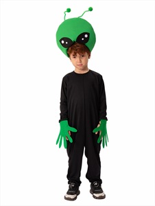 Costume da Alieno XJ, Parodia di Costumi Spaziali per Spettacoli Teatrali, Abiti per Performance dei Bambini - Product Image 2