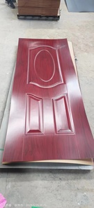 Khuôn ép Veneer HDF cửa da 3mm 4mm 5mm giấy melamine/Veneer tự nhiên/da cửa mồi trắng để trang trí nhà - Product Image 4
