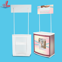 Tableau de Promotion de Supermarché Durable PP ABS Comptoir Panneau Publicitaire Superbe pour Vitrine et Usage Intérieur