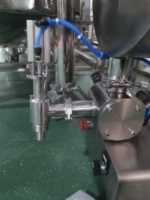 Machine de remplissage semi-automatique pour huile de piment et sauce chili, pour boissons et produits chimiques, conditionnement en verre, entraînement motorisé