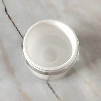 OFFRE SPÉCIALE BLANC cosmétique en plastique acrylique soins de la peau pot de crème sans air 15 30 50 ml