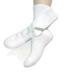 <b>White</b> Ankle Non-Slip <b>Socks</b> With Geometric <b>Grip</b> Pattern For Adults Casual Daily Wear Summer Knitted Cotton Anti-Slip <b>Socks</b> - Product Image 1