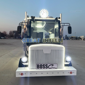 China Fast Food Van Catering Bbq Food Trailer Burger Totalmente equipado Street Ice Cream Retro Food Trucks - Product Image 1