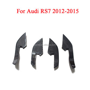 ครีบข้างกันชนหน้า4ชิ้น/เซ็ตตัวแยกครีบสปอยเลอร์สำหรับรถ Audi <span class=keywords><strong>A6</strong></span> RS6 2013-2016 RS7 2013-2016ตกแต่งขอบท้ายรถคาร์บอนไฟเบอร์ - Product Image 6